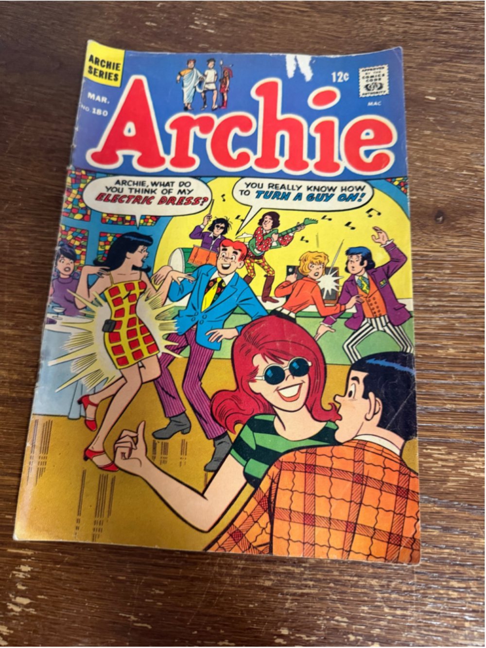 Archie #180 March 1968 Archie Series 12 Cent Vintage Silver Age Comic Book